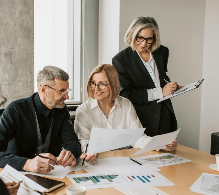 Accountants discussing why clients choose SHIBY